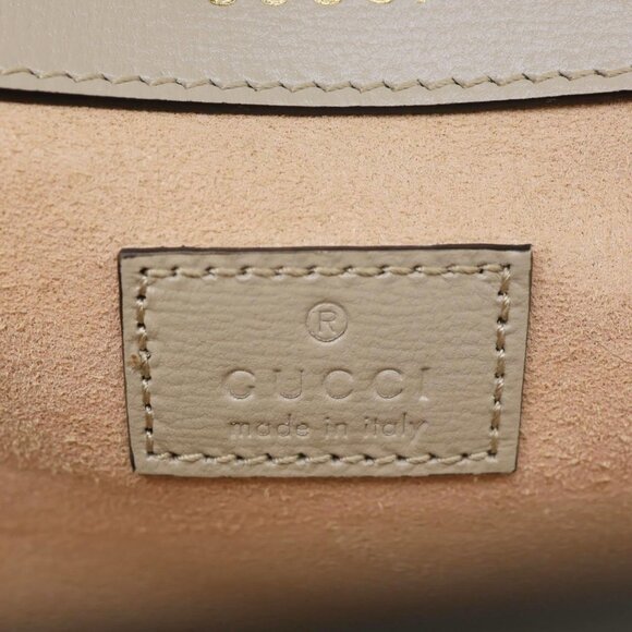 Gucci Horsebit 1955 Small GG Supreme Canvas Shoulder Bag Beige 735178 - Picture 15 of 16
